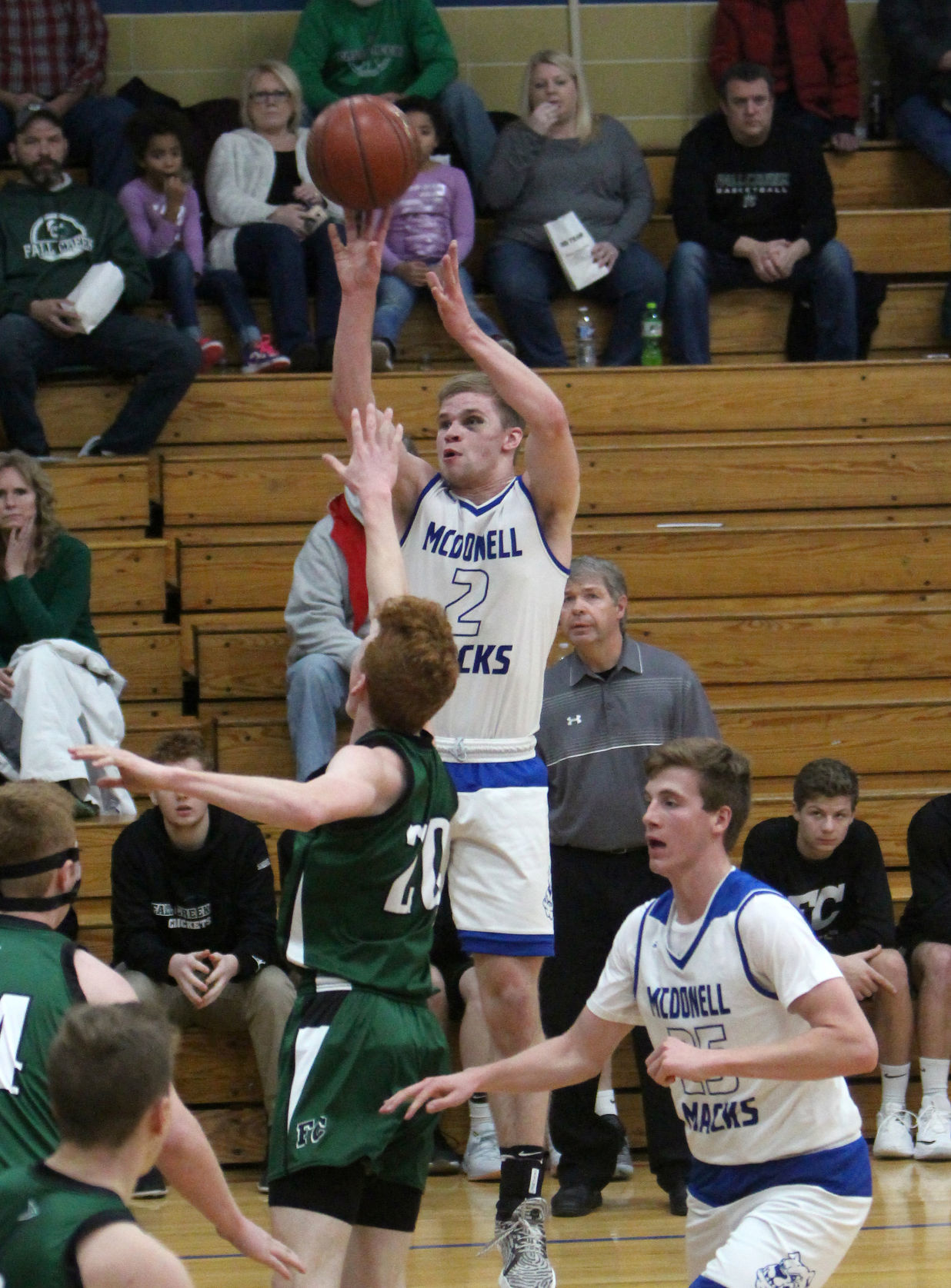 Fall Creek at McDonell boys basketball 12-14-18